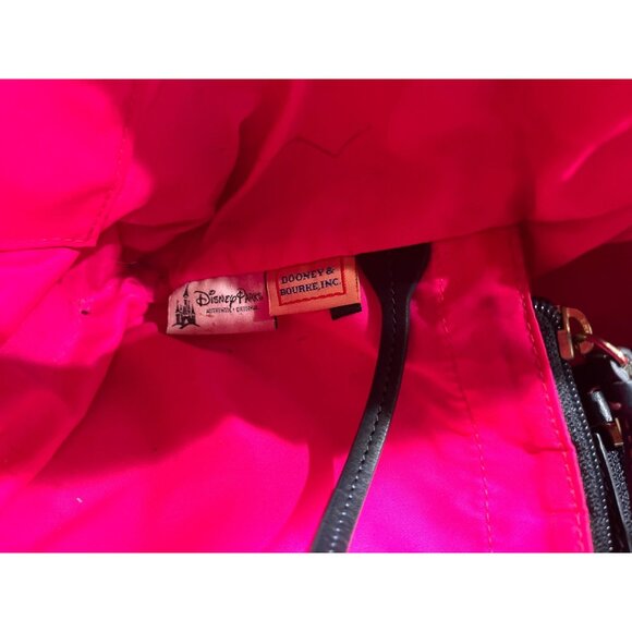 Dooney & Bourke Disney Parks Mickey Red & White Stripe Erica Hobo Bag Large Leat - Picture 9 of 11